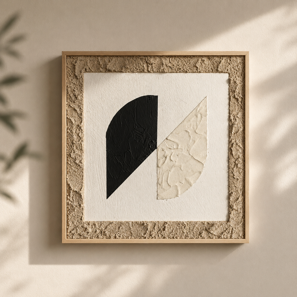 Frente cuadro abstracto original firmado a mano 27 