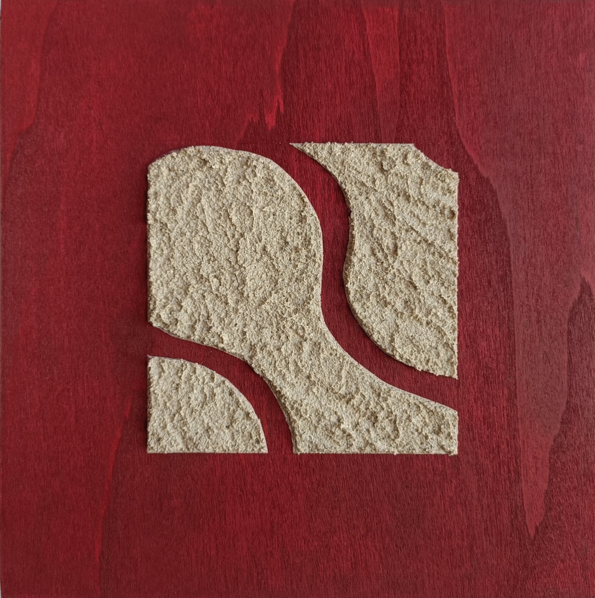 Trio de cuadros abstractos originales con textura | objetos de deseo 1 de Àrian Zambon