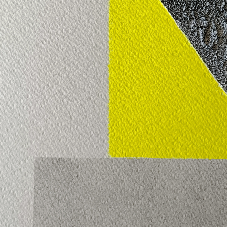 Detalle de Cuadro abstracto con textura sombra 08